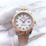 (EW) Replica Rolex Datejust II 41mm Diamond Watch White Face ETA3255